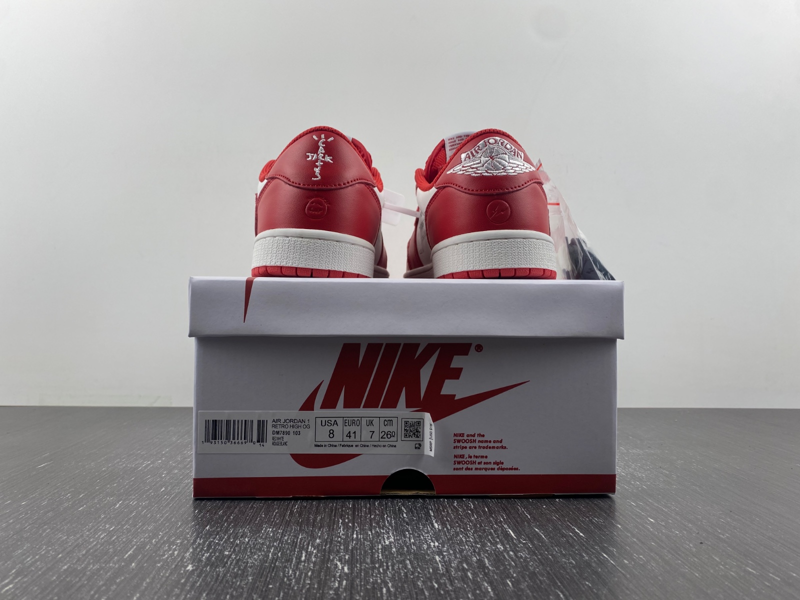 OFF-WHITE x Travis Scott x Air Jordan 1 custom