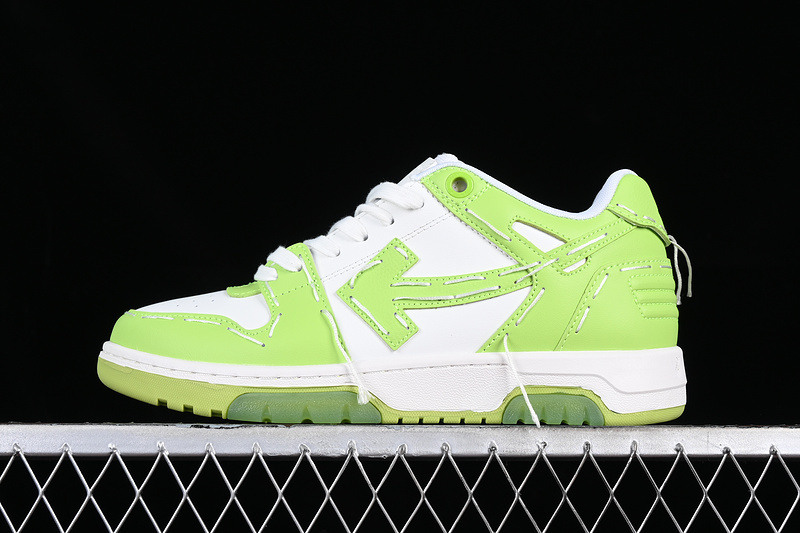 OFF-WHITE Out Of Office leather sneakers