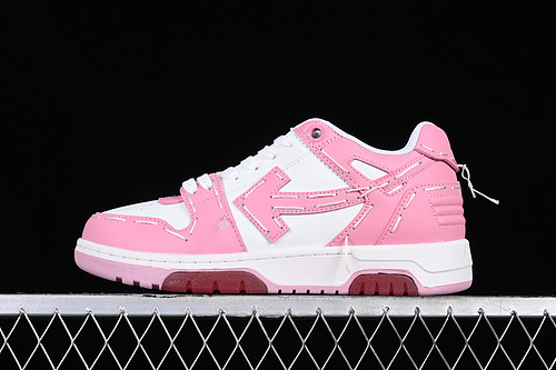 OFF-WHITE Out Of Office leather sneakers