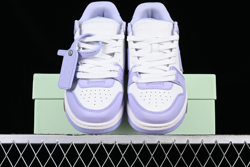 OFF-WHITE Out Of Office leather sneakers