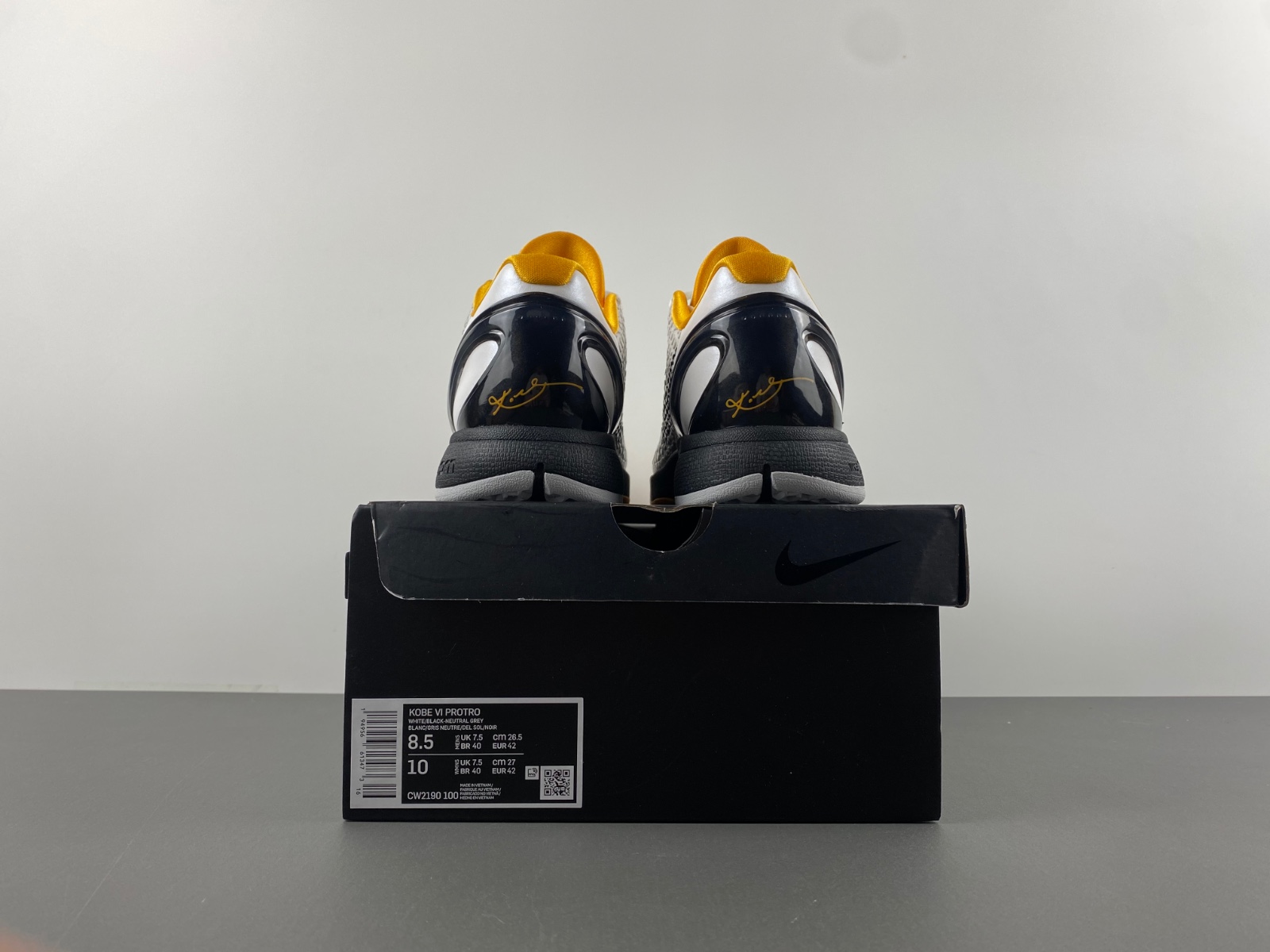 Kobe 6 Protro Playoff Pack White Del Sol CW2190-100