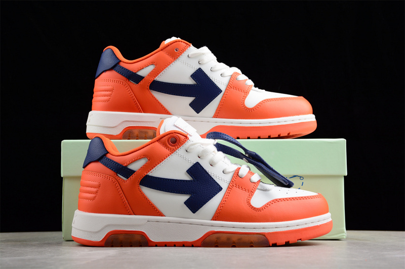 OFF-WHITE Out Of Office leather sneakers