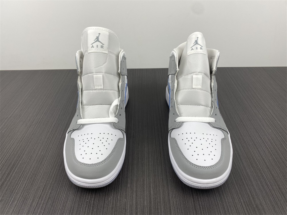 Air Jordan 1 Mid Wolf Grey Aluminum BQ6472-105