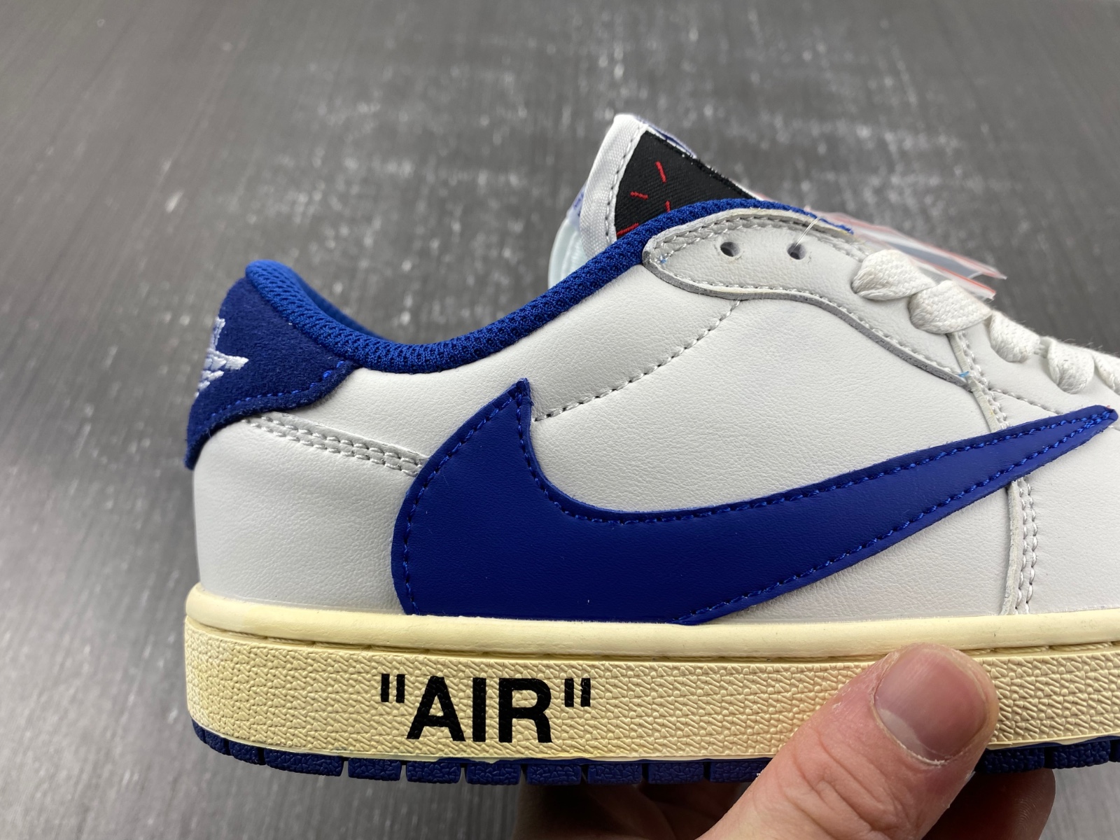 OFF-WHITE x Travis Scott x Air Jordan 1 custom