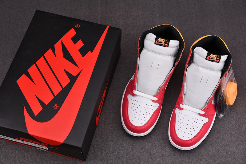 Air Jordan 1 Light Fusion Red 555088-603