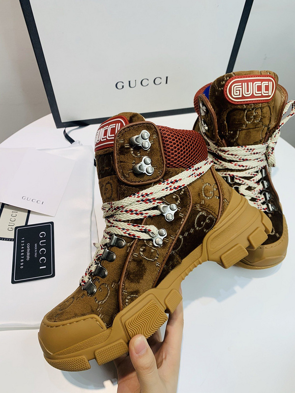 Gucc1 Journey Flashtrek Jewel Crystal Low Boot