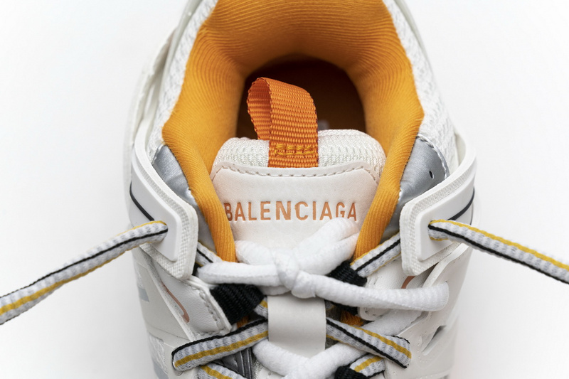 Balenciaga Tess S.White Orange LED 542436 W1GB7 9059