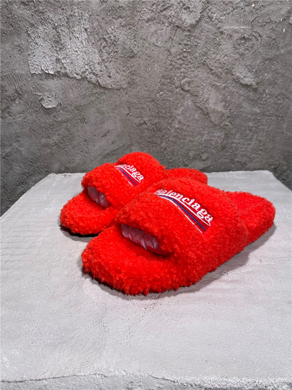 Balenciaga Furry Slides 